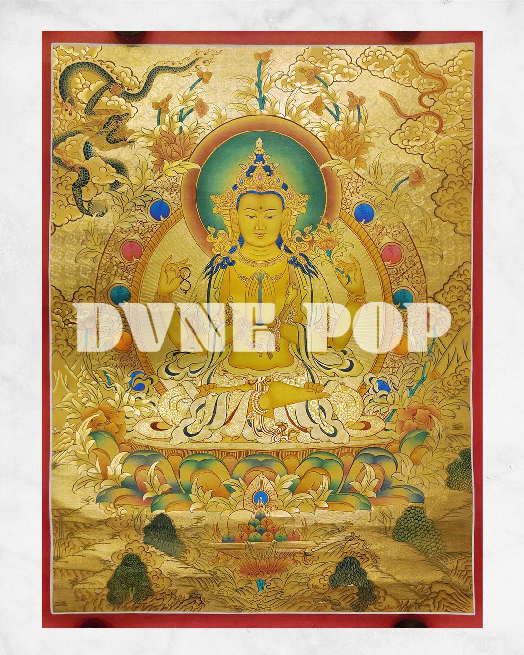 Chenrezig (Avalokiteshvara) - Thangka