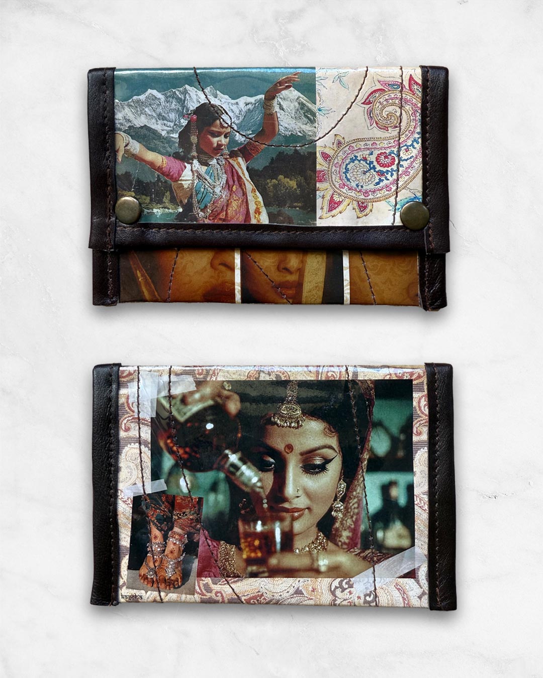 Upcycled Wallet / Passport Holder: Rebel Grace