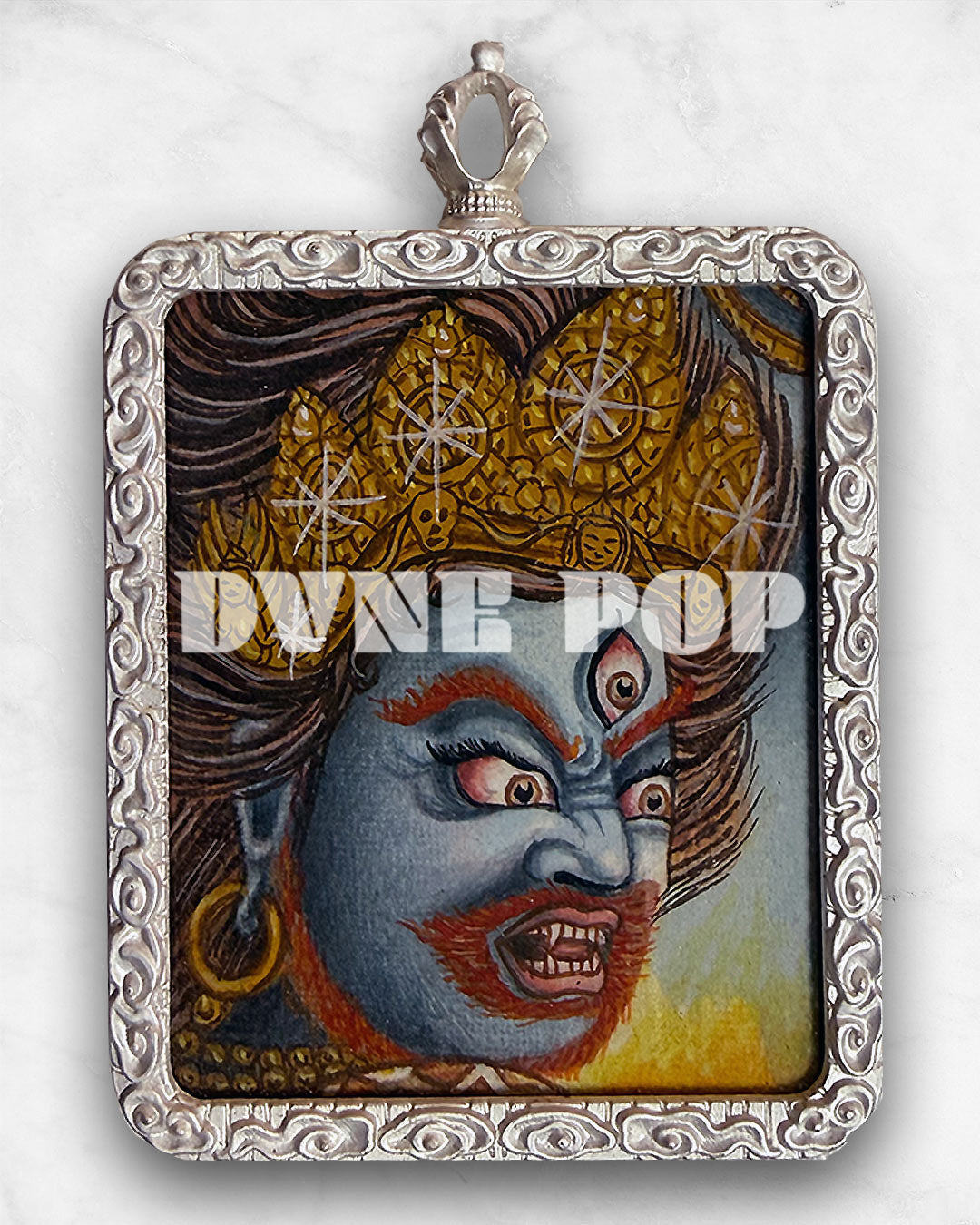 Mahakala - Mini Thangka ANhänger