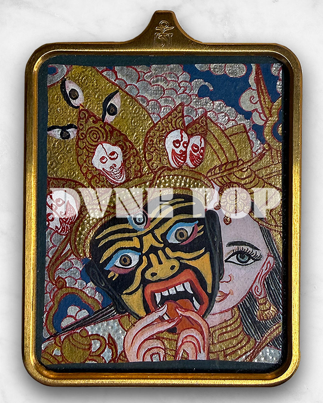 Kali - Mini Thangka Necklace